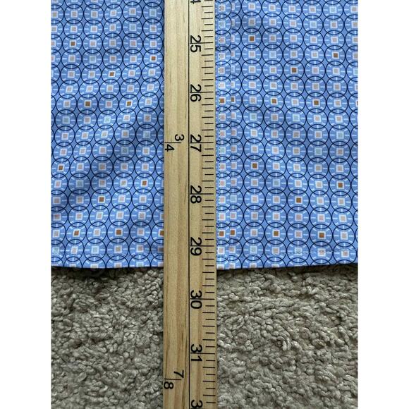 Johnston & Murphy XC4 Extreme Comfort Button-Down Shirt Blue Men's Size Small - Picture 9 of 10